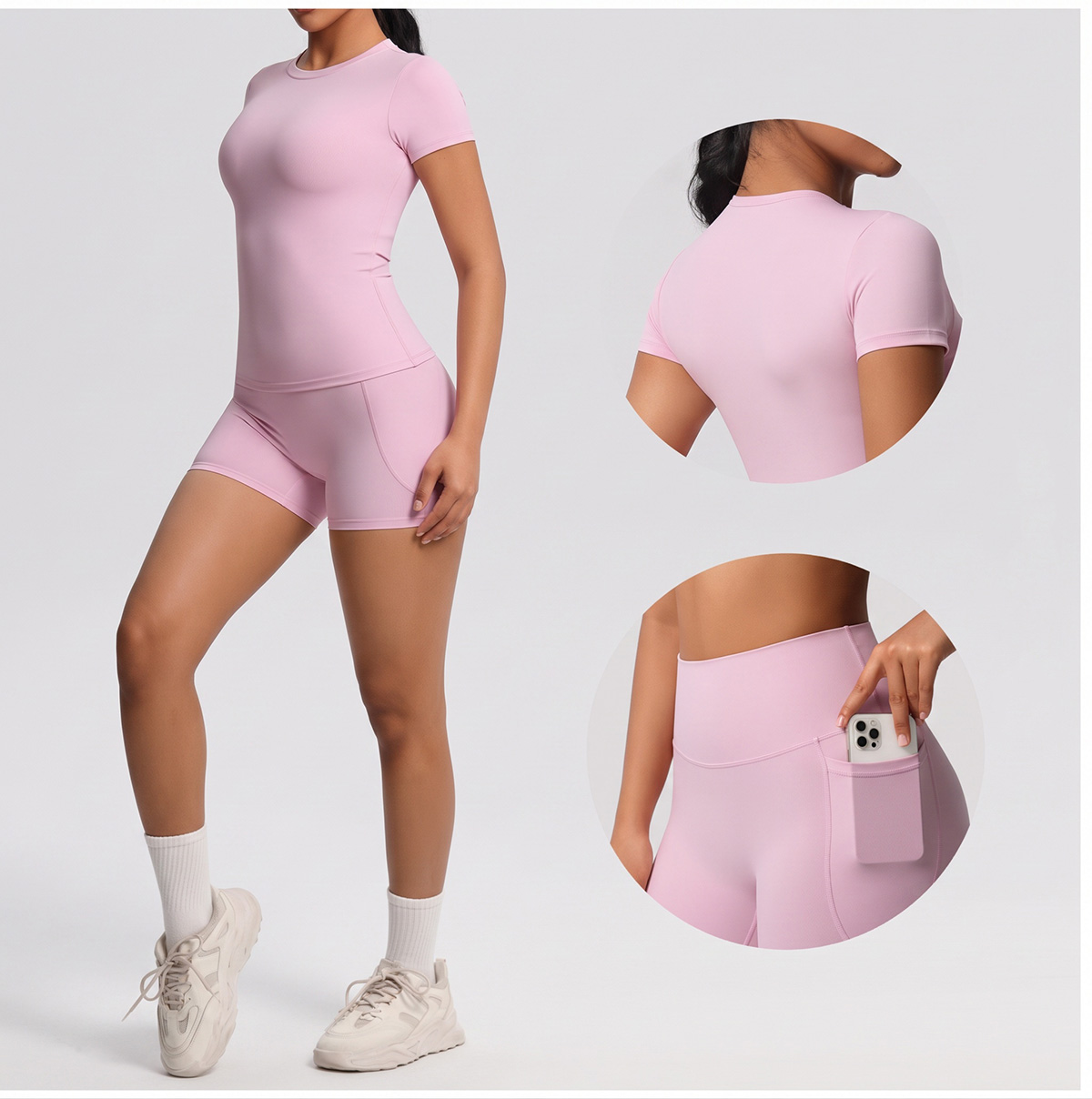Yoga Fitness Set - Conjunto de Yoga Pocket com Secagem