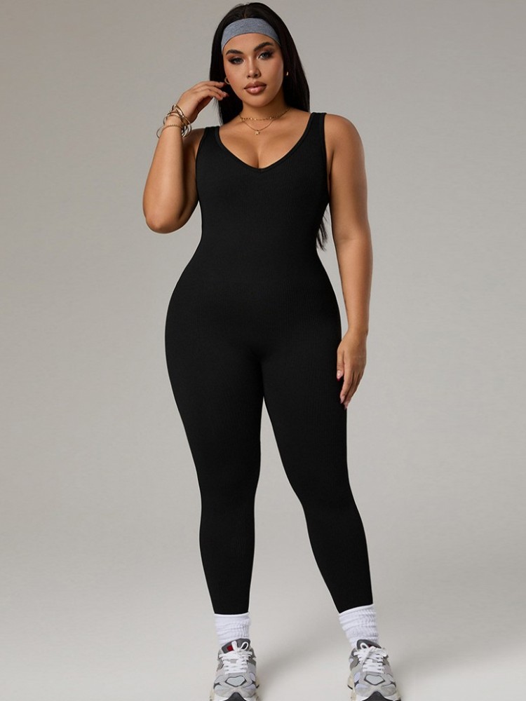 Yoga Fitness Jumpsuit - Conjunto de Roupas de Ginástica para