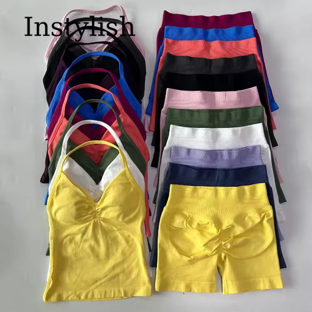 Yoga Fitness Set - Conjunto de Yoga Sem Costura para