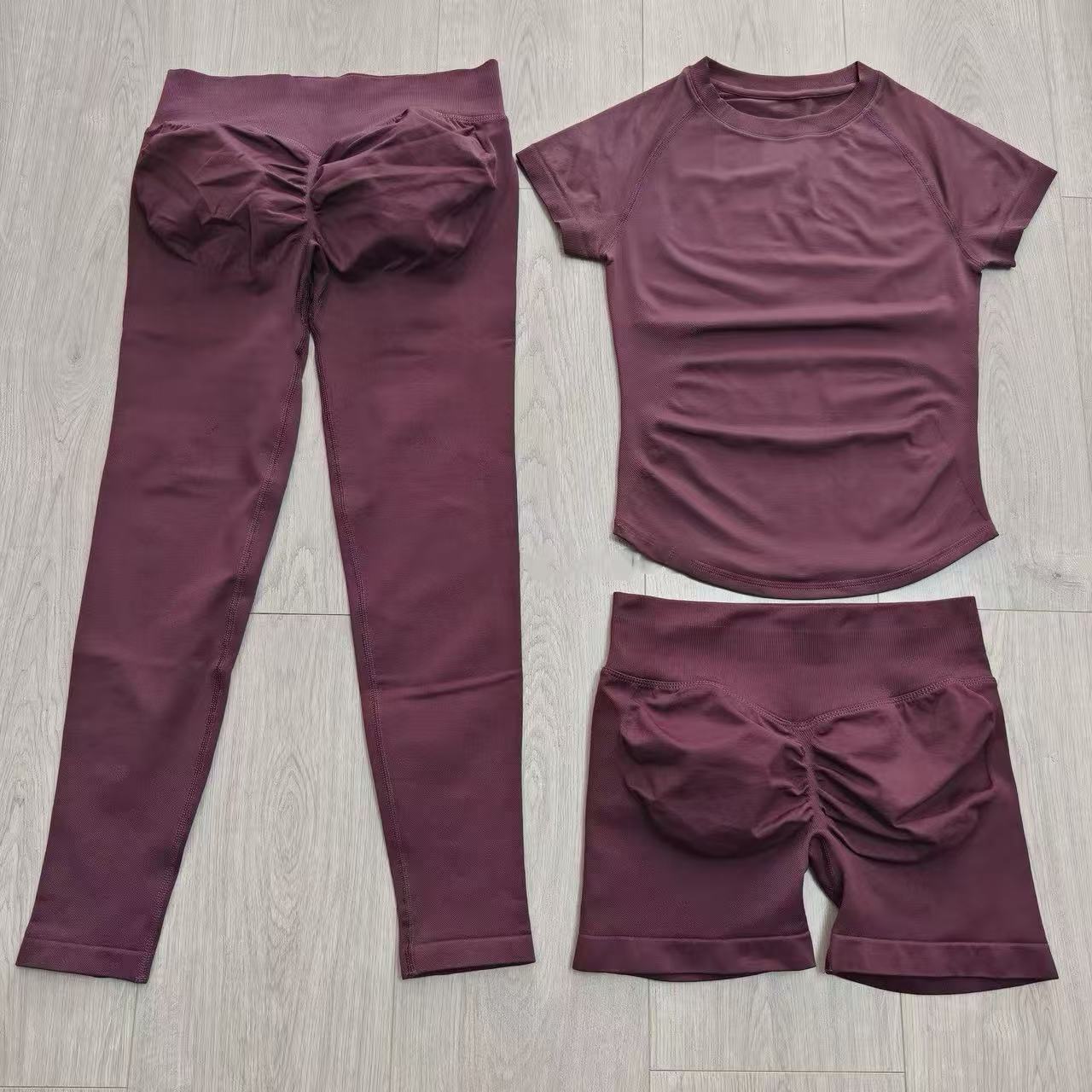 Yoga Fitness Set - Conjunto Esportivo de 2 Peças: Top
