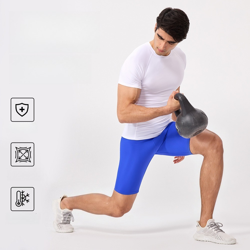 Shorts de Compressão Masculino - Yoga Fitness Stretching avaliação e preço