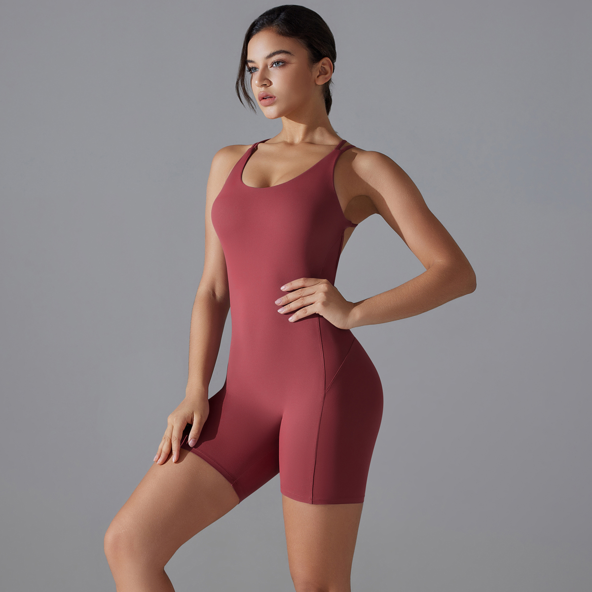 Conjunto de yoga sexy sem cost - Yoga Fitness Jumpsuit avaliação e preço