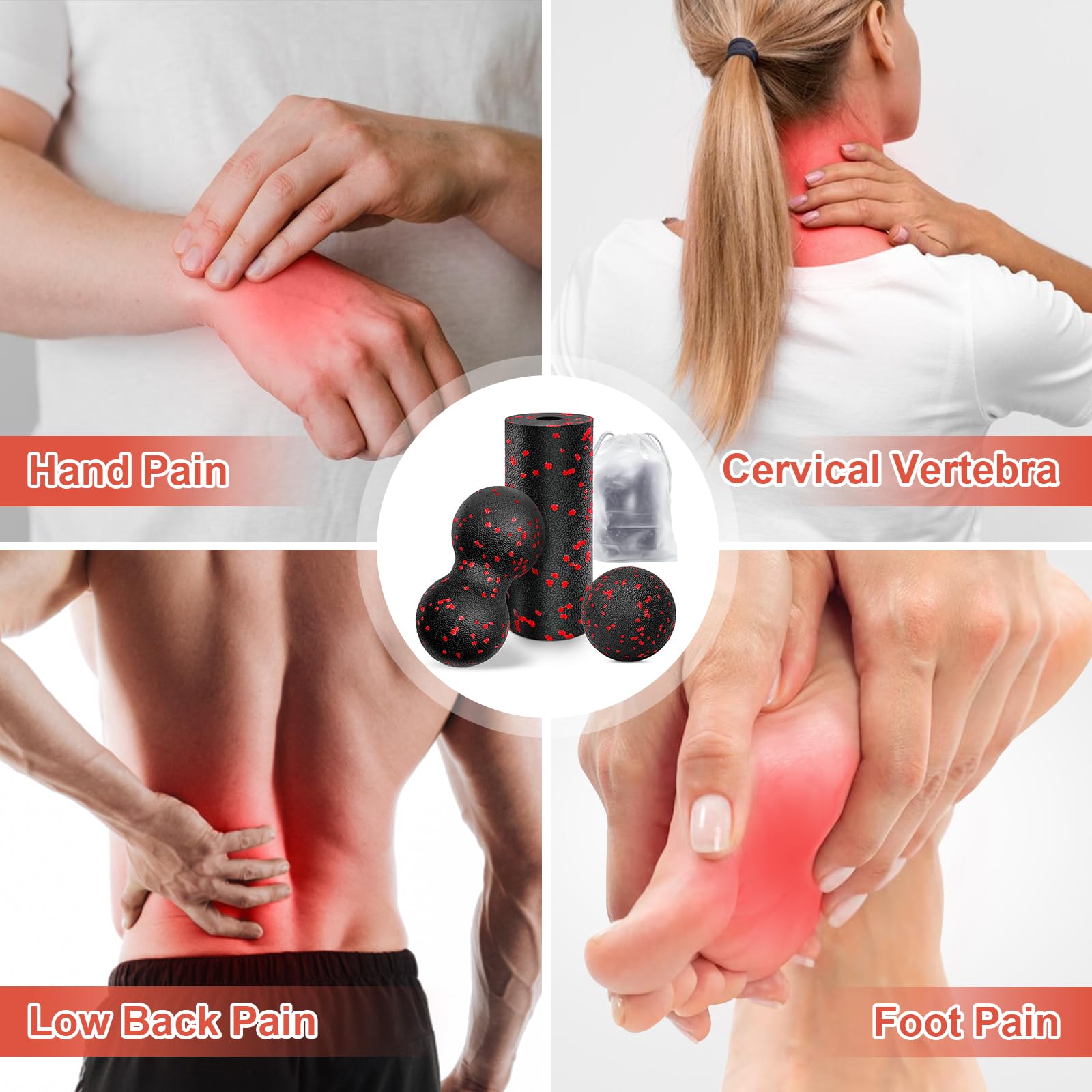 Rolo de massagem oco para ioga - Yoga Fitness Stretching avaliação e preço
