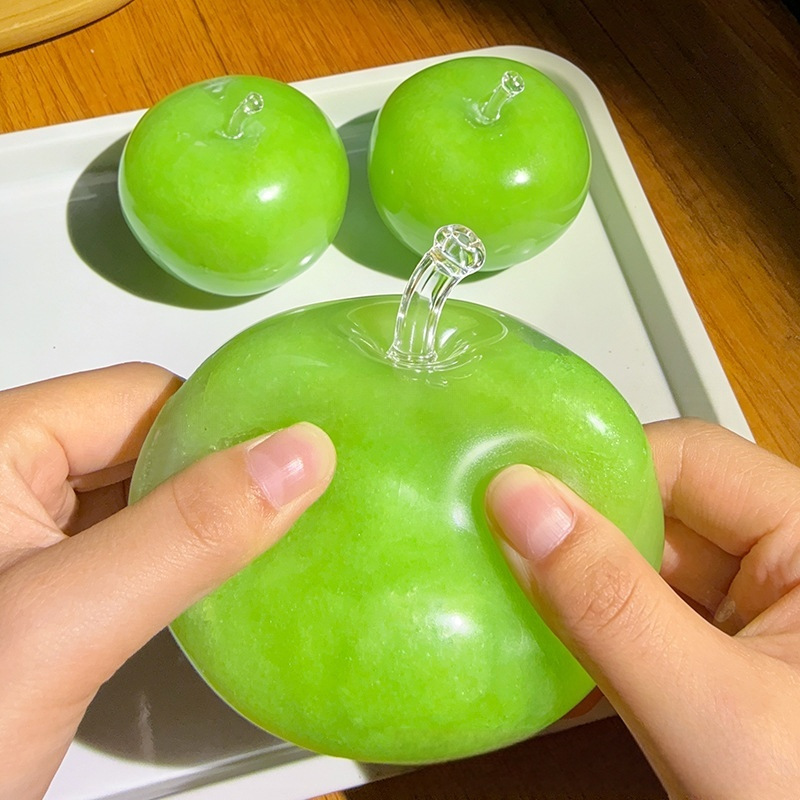 Bola Anti-stress Macia de Maçã - Grip Strengthener Hand avaliação e preço