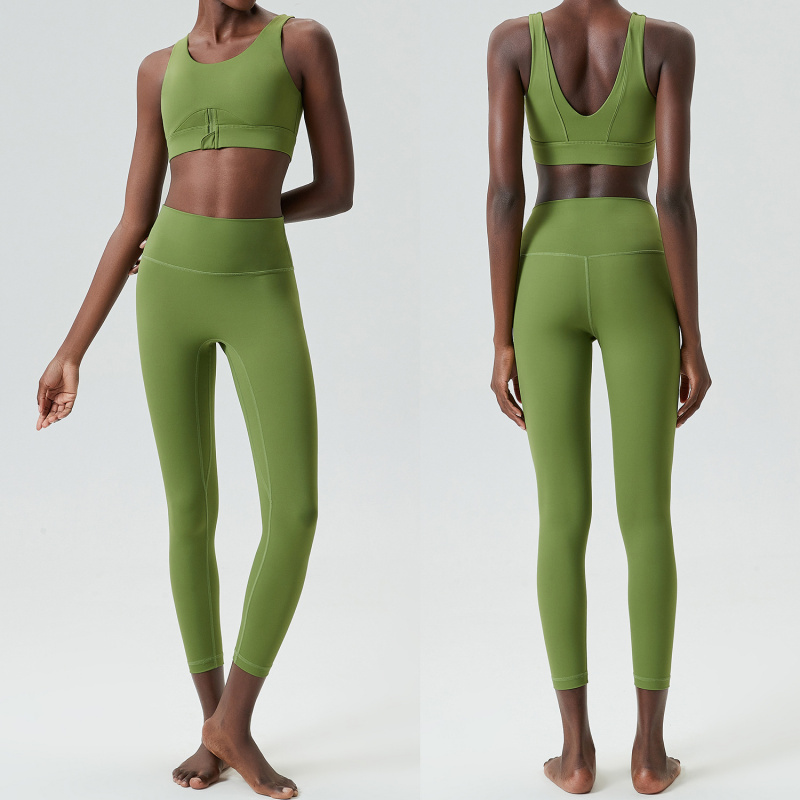Conjunto de duas peças com zíp - Yoga Fitness Set avaliação e preço