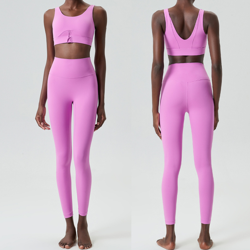 Conjunto de duas peças com zíp - Yoga Fitness Set avaliação e preço