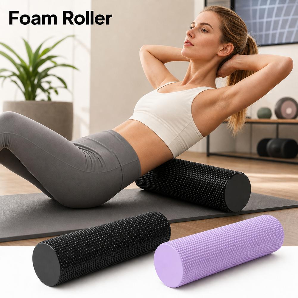 Rolo de Espuma EVA de Alta Den - Yoga Fitness Stretching avaliação e preço