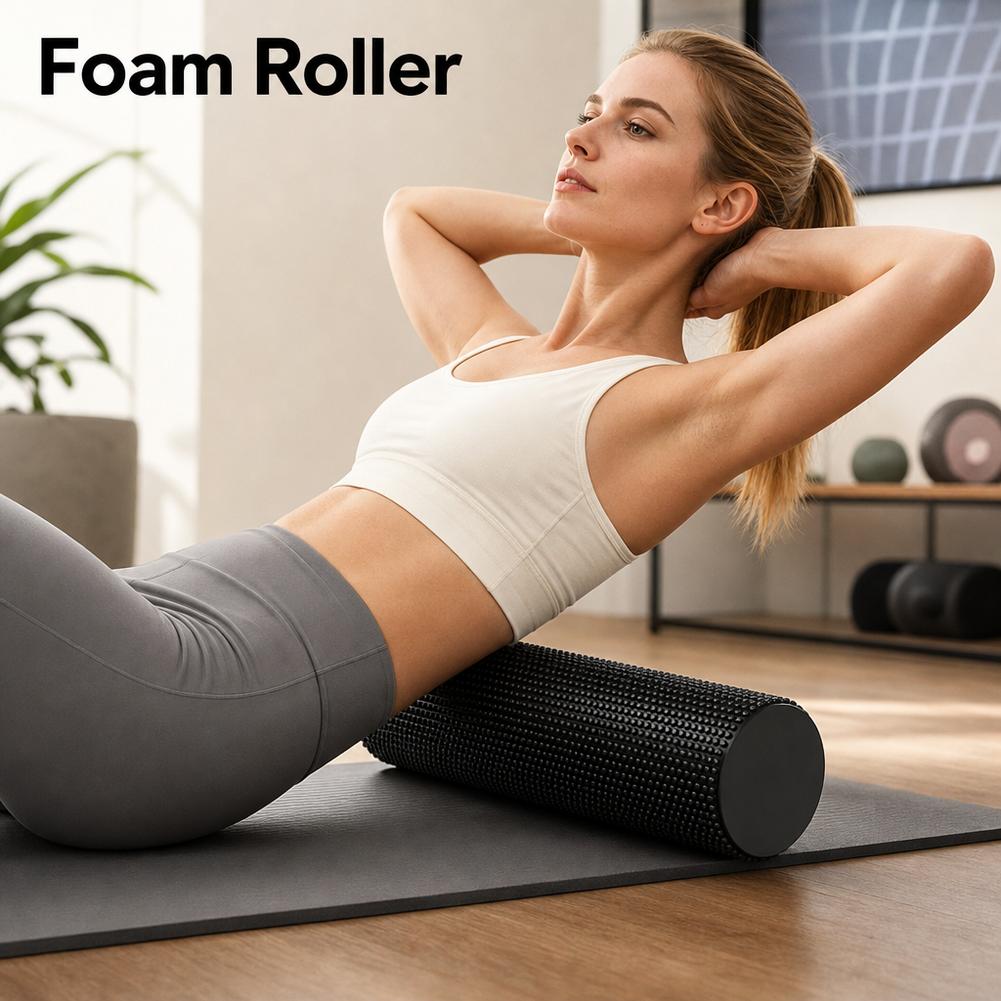 Rolo de Espuma EVA de Alta Den - Yoga Fitness Stretching avaliação e preço