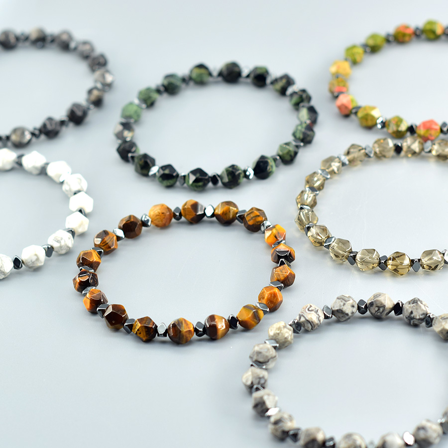 Pulseira de Pedra Irregular Na - Yoga Fitness Promotion avaliação e preço