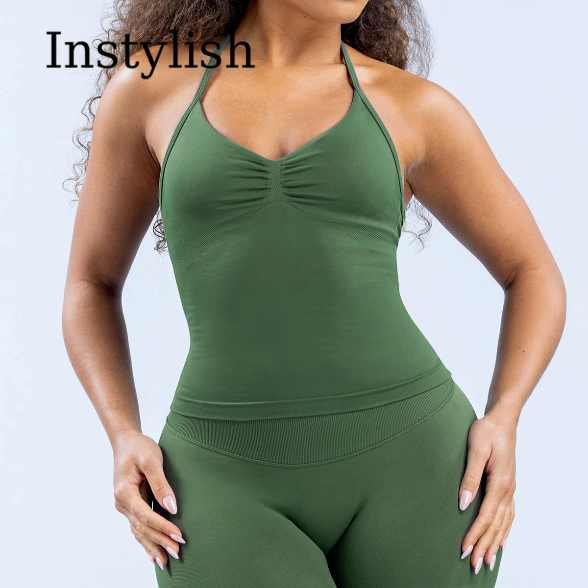 Conjunto de Yoga Sem Costura p - Yoga Fitness Set avaliação e preço