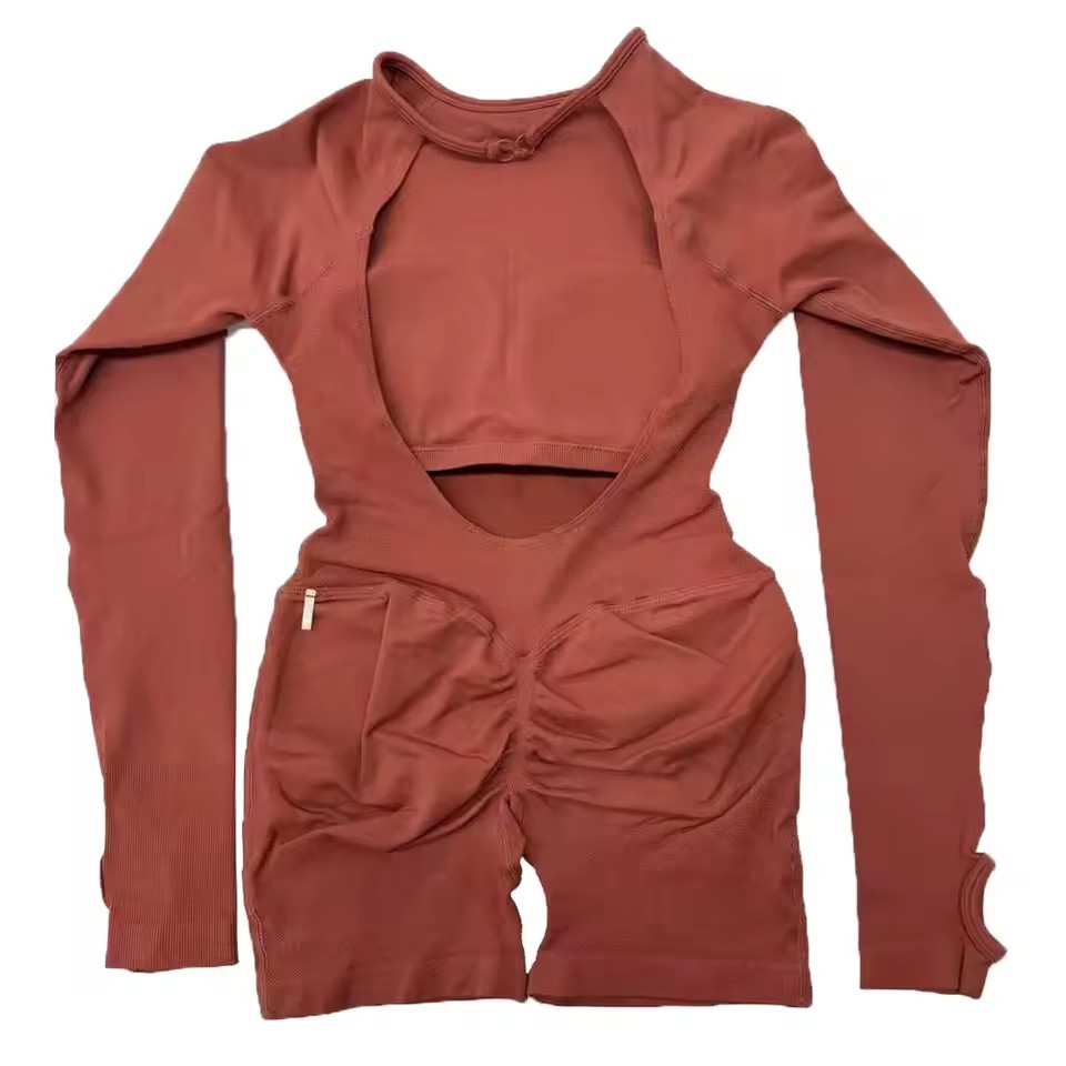 Macacão de manga comprida DLOG - Yoga Fitness Jumpsuit avaliação e preço