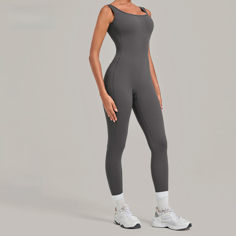 Macacão de Yoga Feminino com C - Yoga Fitness Jumpsuit avaliação e preço