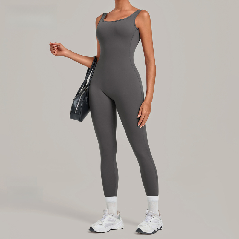 Macacão de Yoga Feminino com C - Yoga Fitness Jumpsuit avaliação e preço