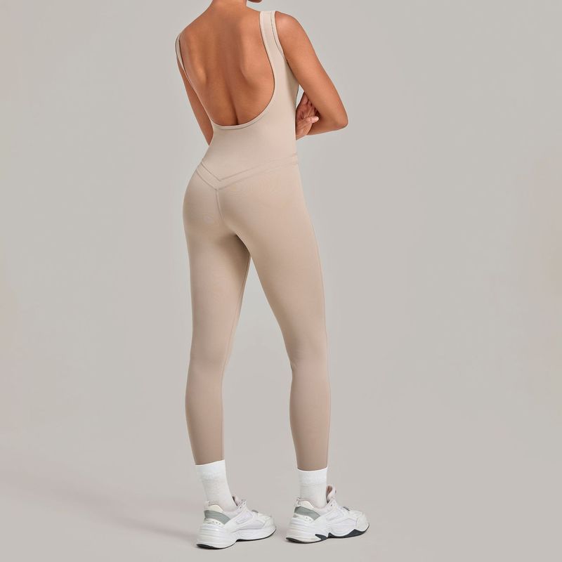 Macacão de Yoga Feminino com C - Yoga Fitness Jumpsuit avaliação e preço